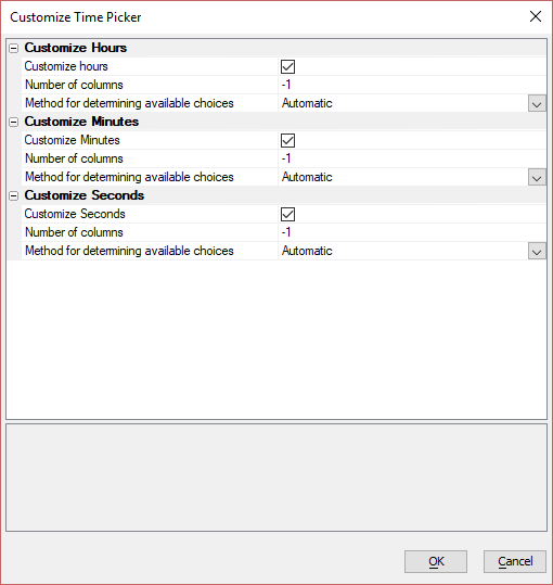 Time Picker Custom